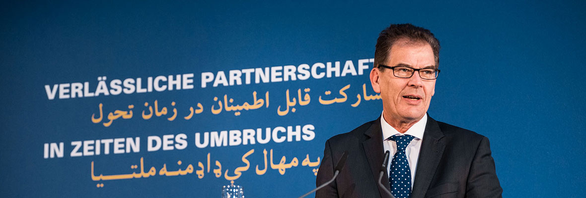 Bundesentwicklungsminister Dr. Gerd Müller