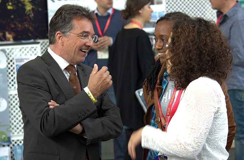Dr. Friedrich Kitschelt der Staatssekretär im BMZ besuchte die re:publica