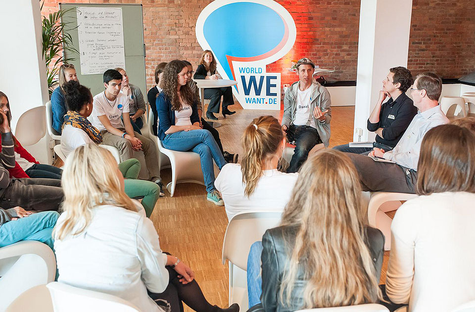 Die Arbeitsgruppe in der Diskussion